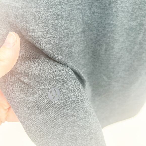 Lululemon Mens Athleisure Crewneck Short Sleeve Active T-Shirt Heathered Blue - Picture 4 of 5